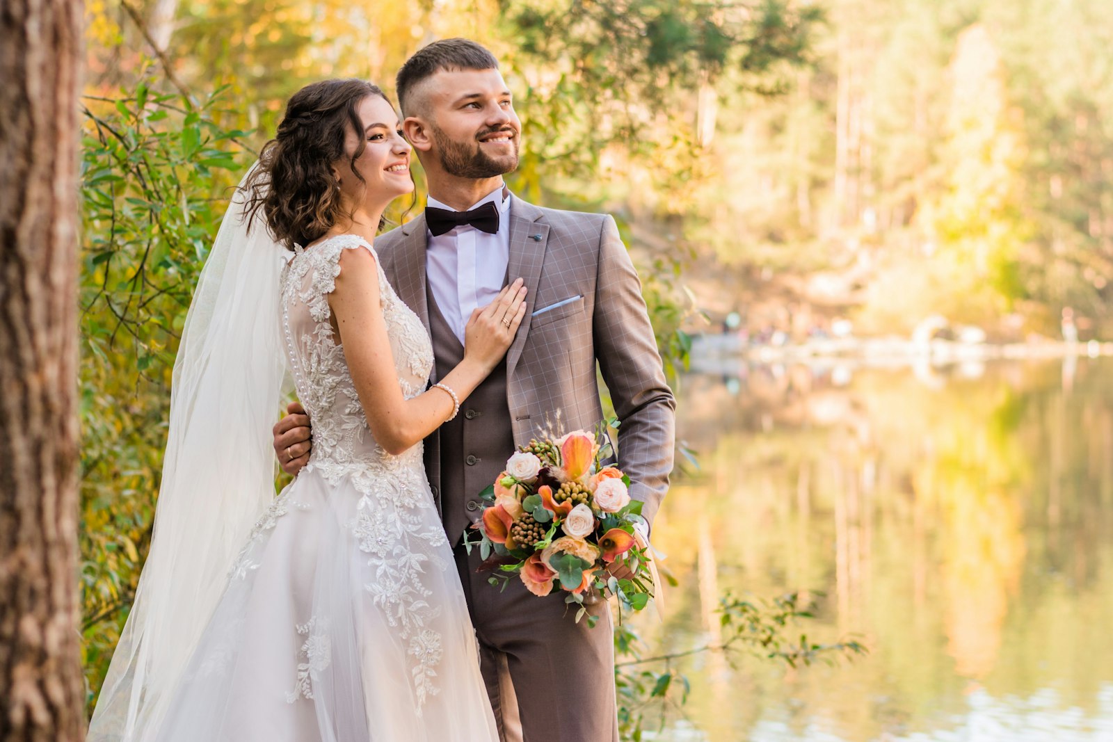 TWAARA couple's couture — coordinated wedding ensembles