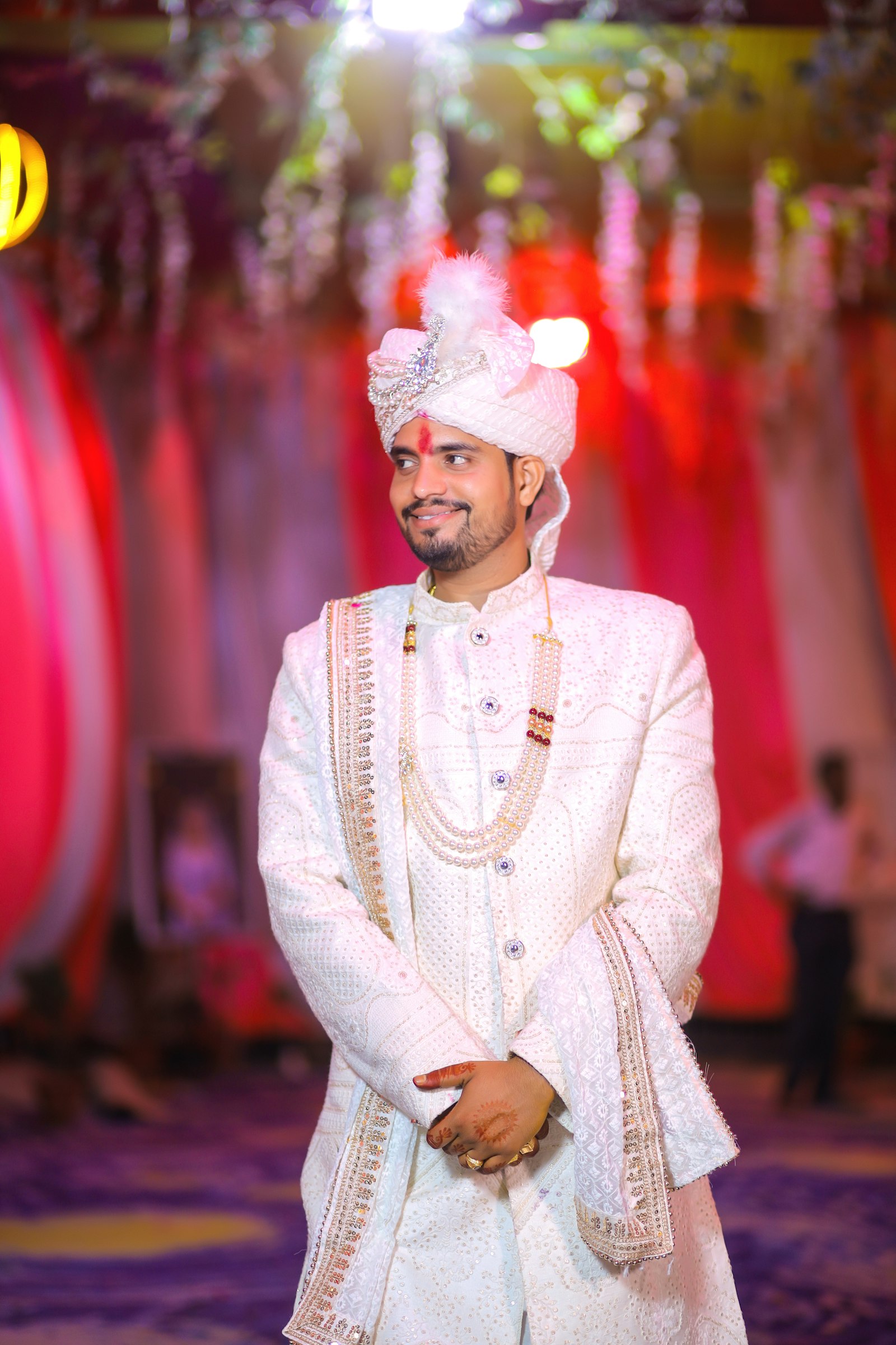 TWAARA menswear couture — sherwani detailing